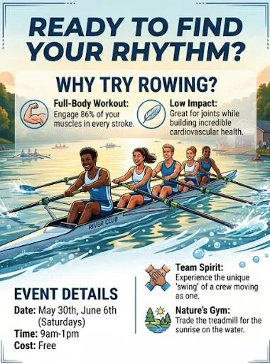 Come Try Rowing Day Poster